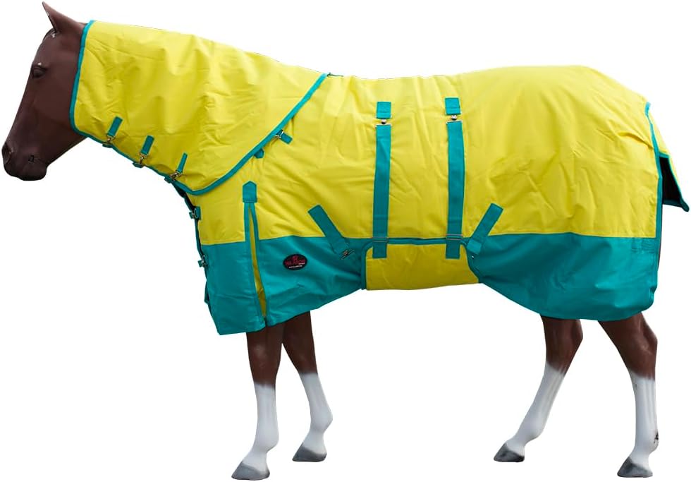 HILASON 1200D Waterproof Winter Horse Blanket Neck Cover Belly Wrap | Turnout Blankets for Horses - Image 9