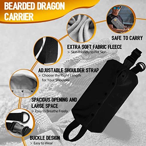 Watfoon reptile leather harness and leash set