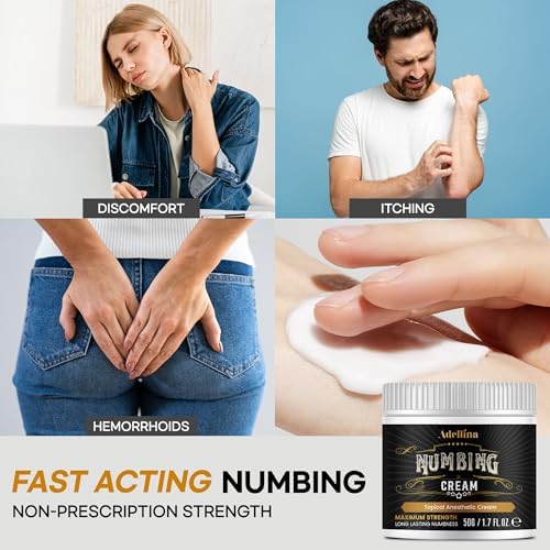 Adellina 1.7 ounce painless tattoo numbing ointment details