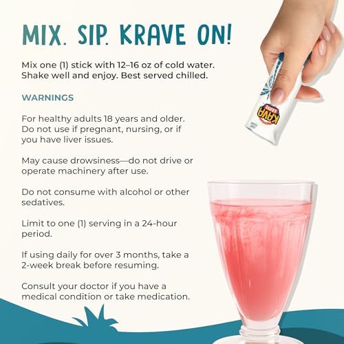 Lifestyle shot of Kava Krave citrus berry powder being mixed with cold water as a functional healthy wellness beverage.