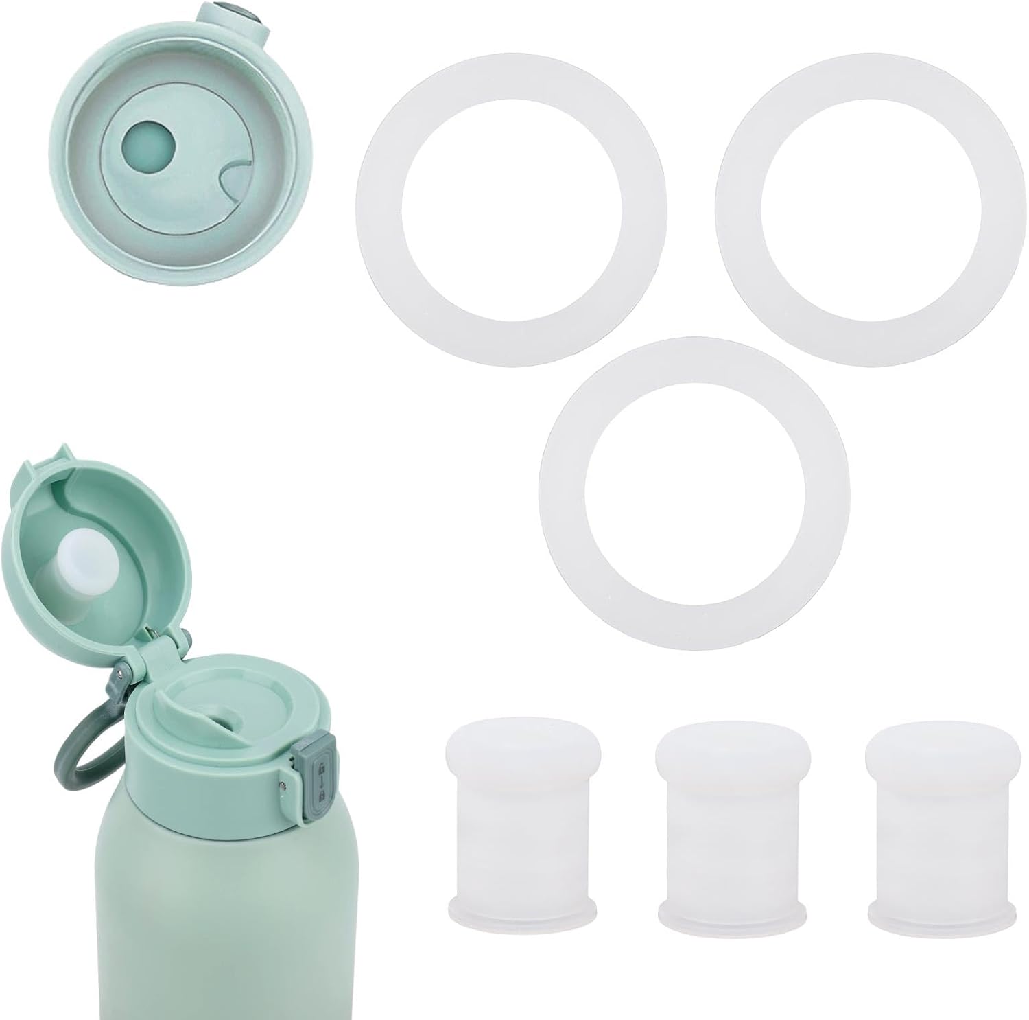 Fukaisu 4 piece baby bottle warmer accessory set front view