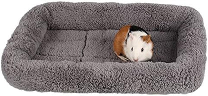 Enjoying Cat Mat Bed 10" x 15" Pet Bed with Pillow Around for Puppy Kitten Curled Sleeping Beds for Carrier/Crate Small Dog Cushion, Anti Skid Bottom, Small - Image 6