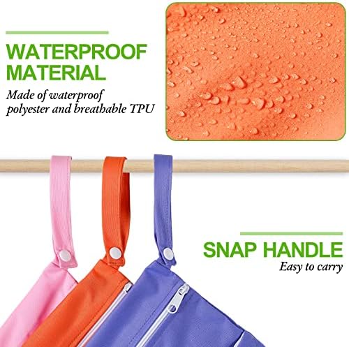 Woanger waterproof travel pouches in assorted colors