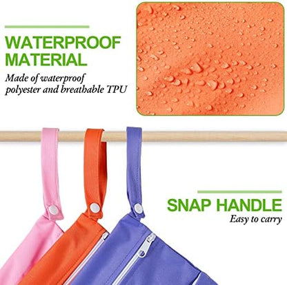Woanger waterproof travel pouches in assorted colors