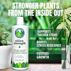 Houseplant Resource Center Silica Strength bottle back label details