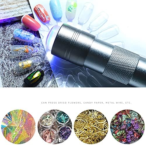 Handheld UV nail dryer flashlight for gel application
