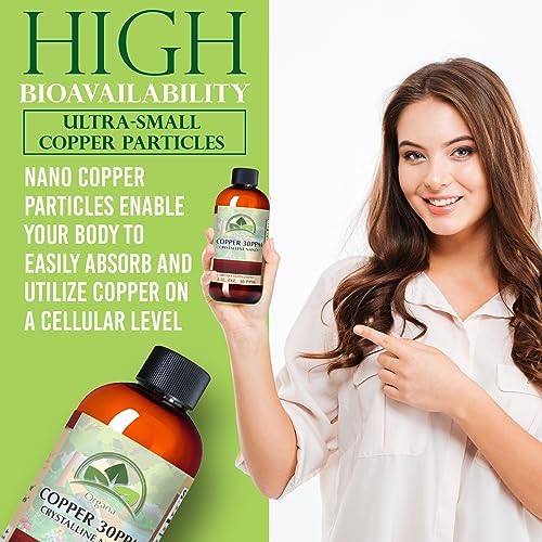 NutriNoche high bioavailability liquid copper sublingual supplement bottle close up details