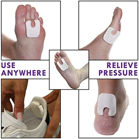 MARS Wellness adhesive felt pads 25 pack for all day foot comfort