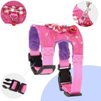 Wontee small animal harness showing the dual secure buckle closure system