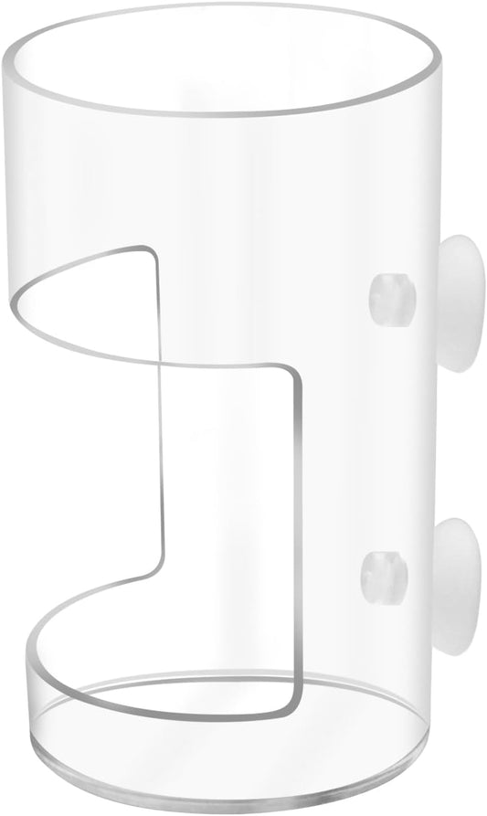 LQMBABY fish tank feeding tray front view inside clear aquarium