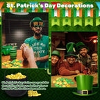 LOJAYUVE St Patricks Day gold coins inside a clear party favor bag