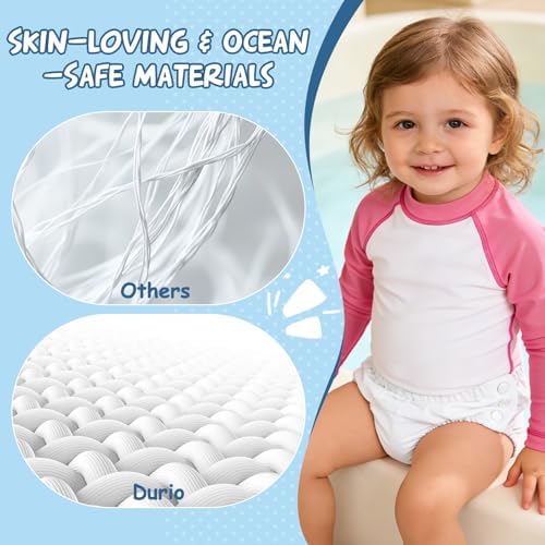 Durio Washable Toddler Swimming Diaper Side Snap Closures