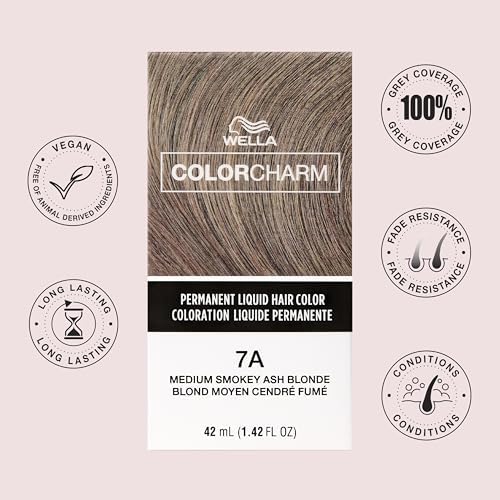 Wella Color Charm Medium Brown permanent liquid hair color ingredients list