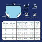 BISENKID breathable polyester diaper cover packaging presentation for authentic USA import