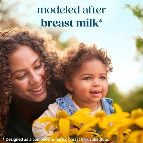 Authentic imported Pure Bliss by Similac Organic Formula bottle demonstrating the convenient ready to pour design.