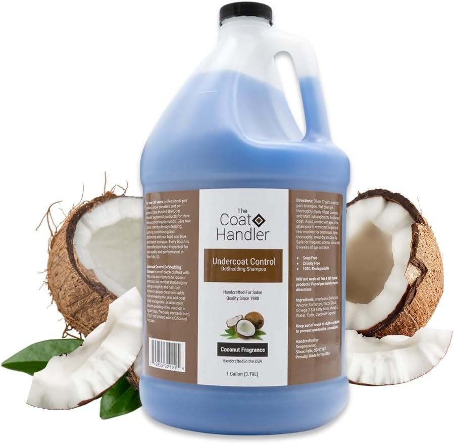 The Coat Handler Undercoat Control Deshedding Dog Shampoo 1 Gallon front view