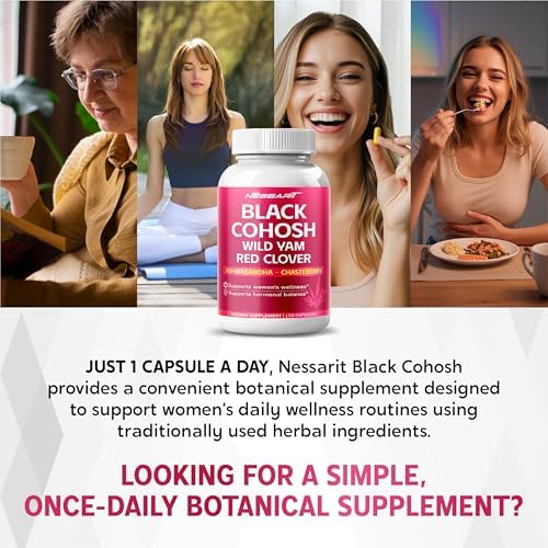 Nessarit hormone support capsules 150 count bottle packaging