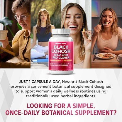 Nessarit hormone support capsules 150 count bottle packaging