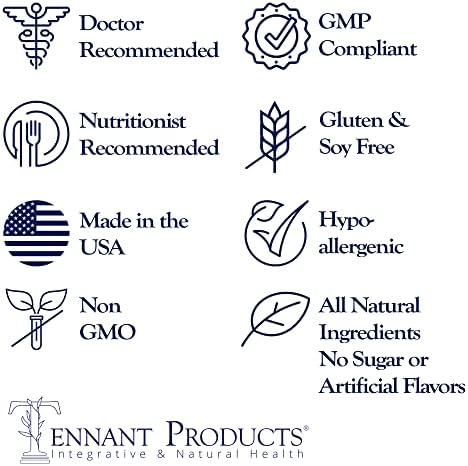 Close up view of the allergen safety certifications on the Dr. Tennant's Activated Bamboo Charcoal detox supplement packaging