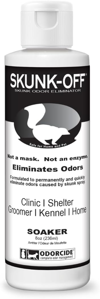 Authentic USA imported skunk odor liquid soaker for dogs and cats