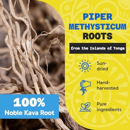 Premium sun dried noble kava root powder from Tonga