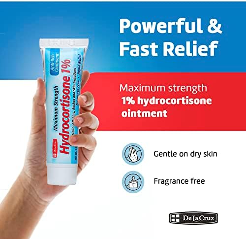 De La Cruz maximum strength topical ointment 1 ounce tube packaging