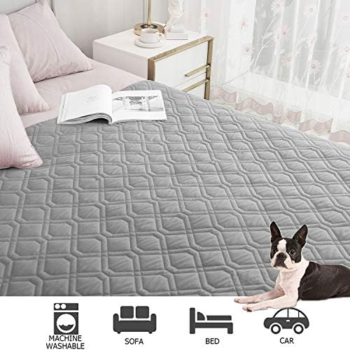 Ameritex protective pet cover shielding car seats from pet dander and mud