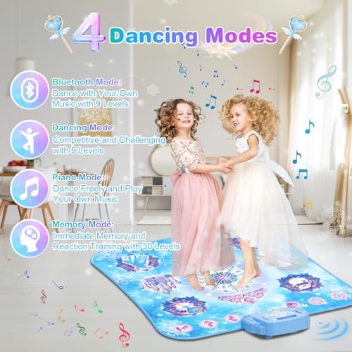 Child playing on Surelect musical dance mat in a playroom