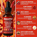 Authentic USA imported Pucges cayenne pepper drops with dropper applicator