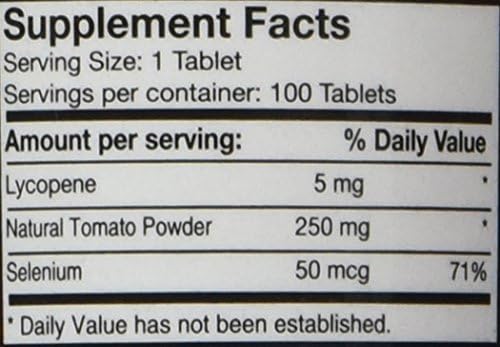 Nu-Health imported USA health supplement bottle showing nutritional information