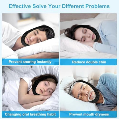 Wpdgad 2-pack anti-snoring device set with included noise-canceling earplugs.