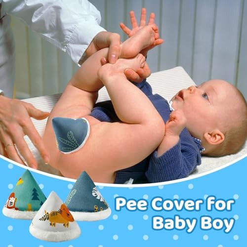 Bisenkid reusable pee cover 10 pack assorted animal prints