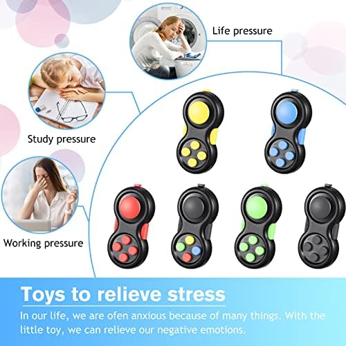 Detailed side profile of the Civaner stress reducer pad showing the clickable joystick and slider.