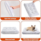 Dog Beds Large Sized Dog, Washable Durable Pet Bed, Deluxe Plush Soft & Comfortable Dog Crate Bed Pad for Large, Jumbo, Medium, Small Dogs Breeds, 35"X 23"-XL, Light Gray - Image 8