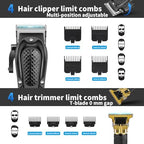 HIENA PRO T-Blade beard trimmer close up detailing the precision cutting edge for sharp lines.