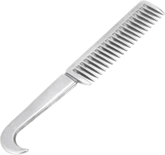 Lixada aluminum alloy horse tail pulling comb front view
