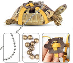 Reptile harness and leash set with stainless steel swivel rotary buckle