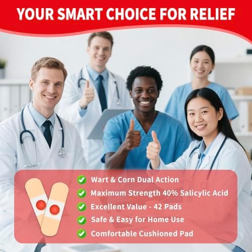 Full contents of the forty two pack extra strength foot care treatment box