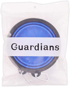 Guardians travel pet gear pack showing two collapsible silicone bowls side by side