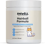 Aniwell Hairball Formula for cats front view authentic USA imported supplement container.