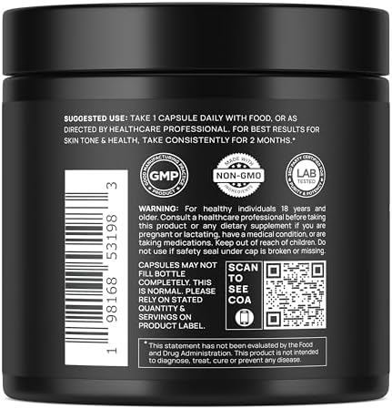 Terra Elmnt natural microalgae astaxanthin bottle side showing non-GMO and gluten-free certifications