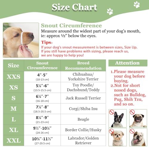 Mayerzon mesh muzzle for small dogs close up showing soft padding