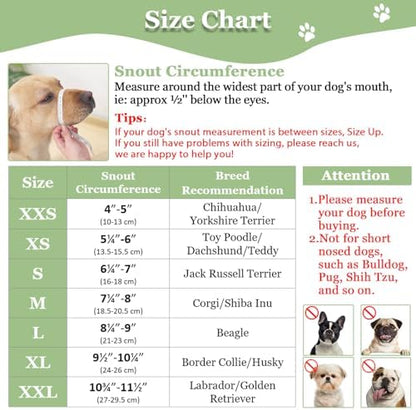 Mayerzon mesh muzzle for small dogs close up showing soft padding