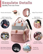 Lamroro travel backpack featuring insulated bottle pockets