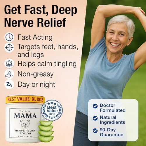 Topical application of Nuturna Mama relief cream on hand