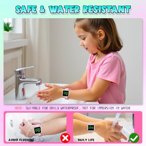 Packaging and contents of Etuwoe potty training timer watch