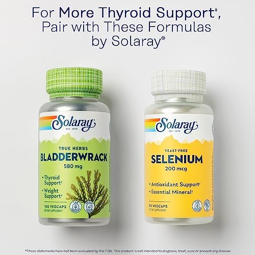 Solaray Iodine dietary supplement bottle showing lab verified seal