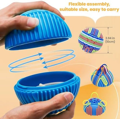 Occupational therapist recommended sensory ball for autism and ADHD relief being used by hands.