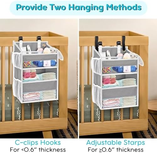 Close up of reinforced support board in diaper caddy