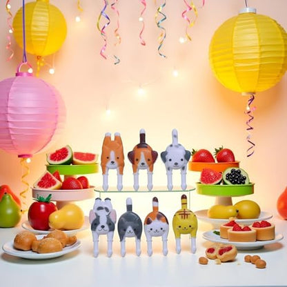 Tustao safety plastic dessert forks for toddlers